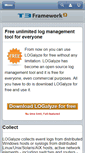 Mobile Screenshot of logalyze.com